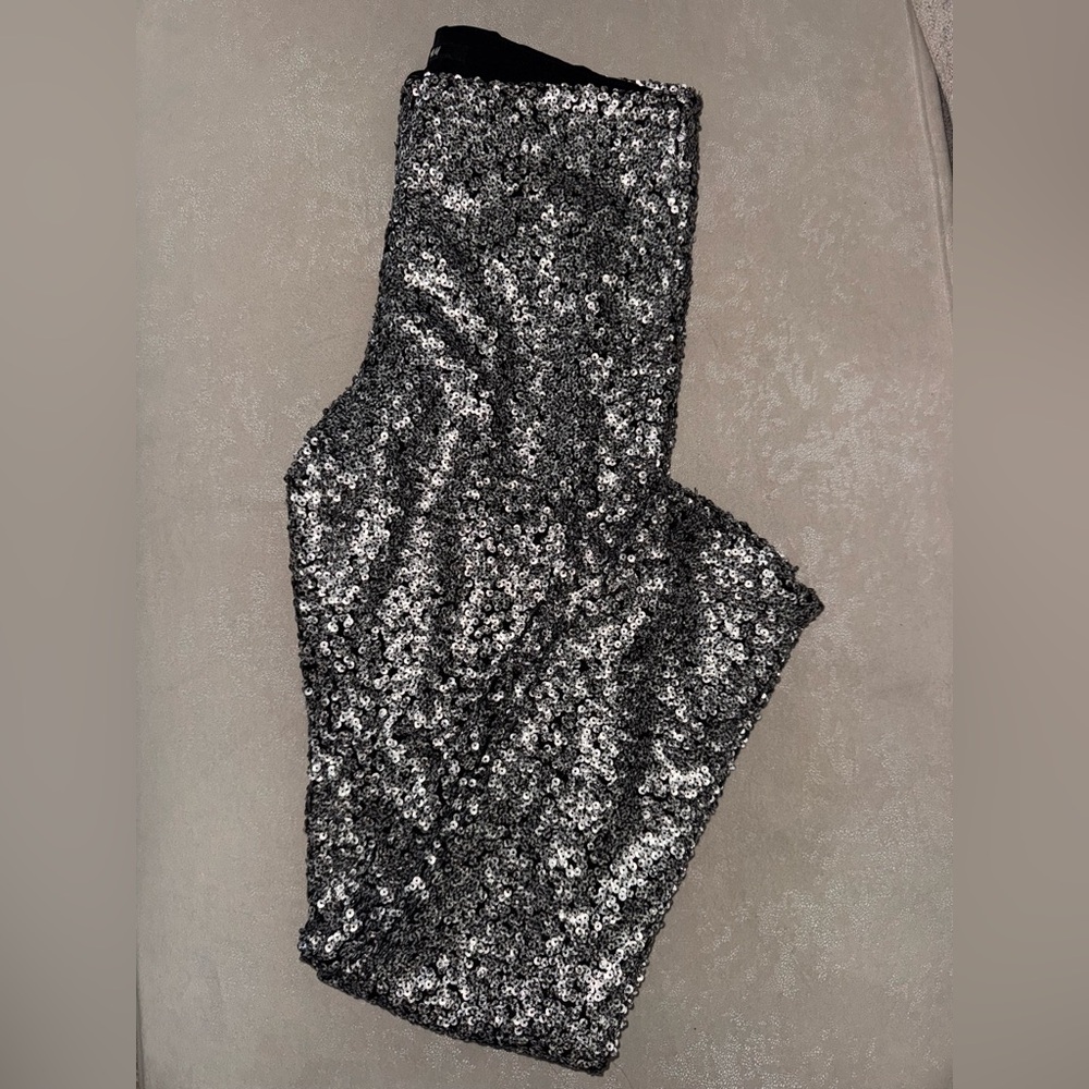 Sequin Black Pants